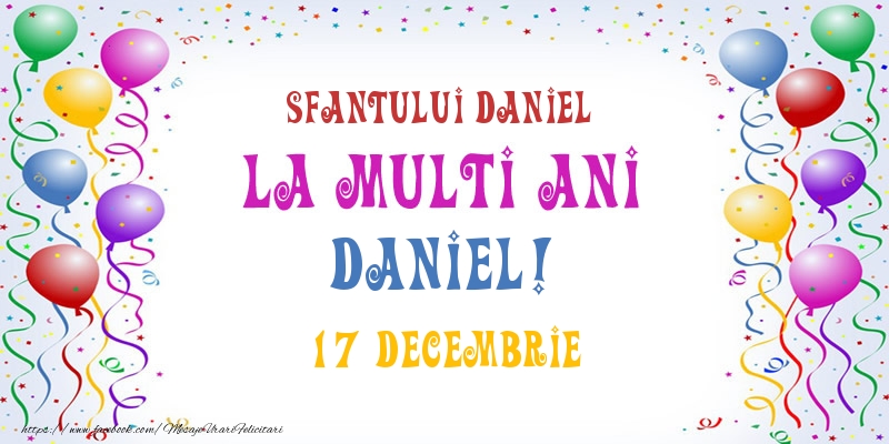 La multi ani Daniel! 17 Decembrie