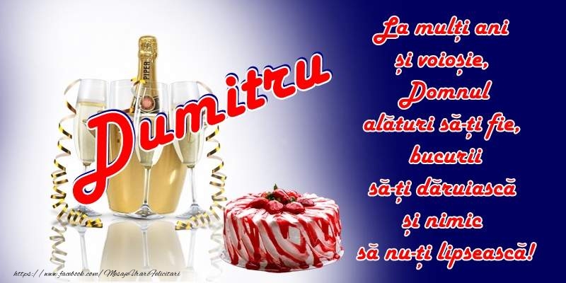 Felicitari de Sfantul Dumitru - La multi ani Dumitru! - mesajeurarifelicitari.com