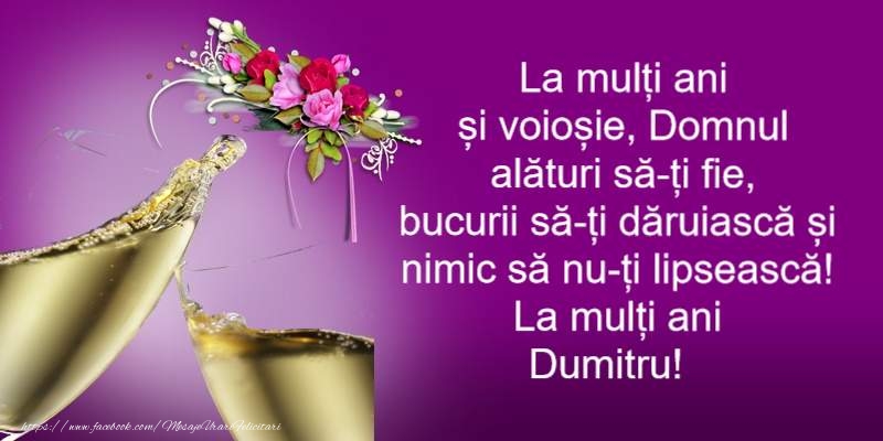 La multi ani de Sf. Dumitru!
