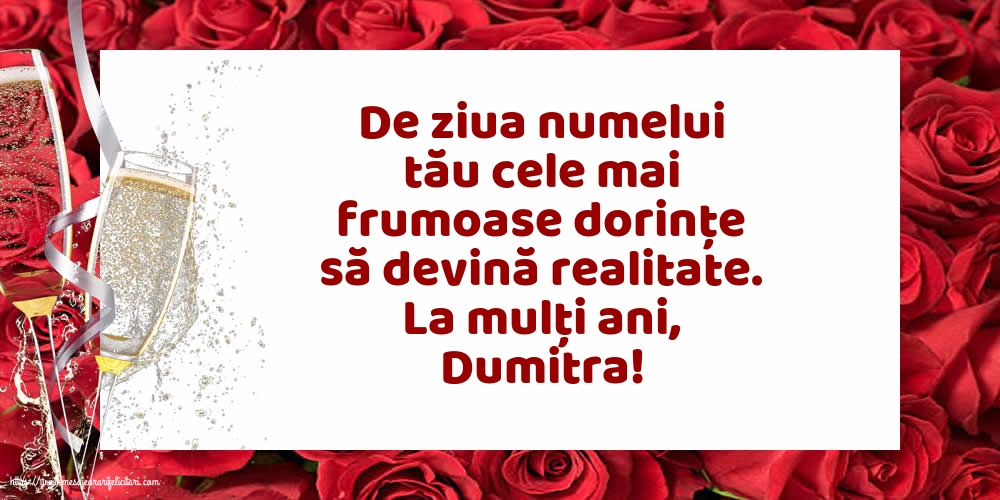 Sfantul Dumitru La mulți ani, Dumitra!