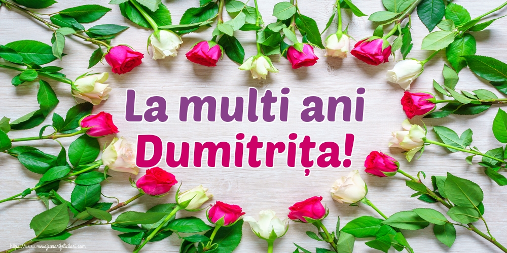 Felicitari de Sfantul Dumitru - La multi ani Dumitrița! - mesajeurarifelicitari.com