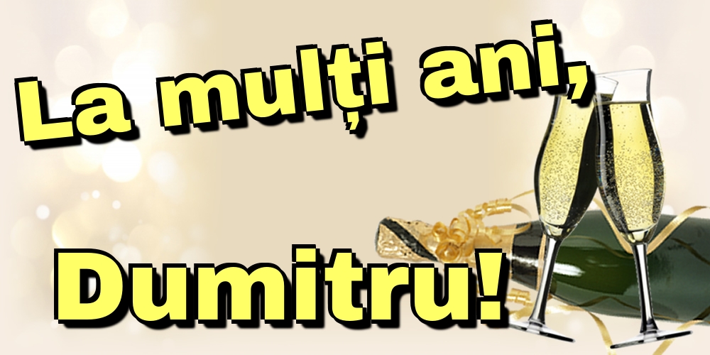 Felicitari de Sfantul Dumitru - La mulți ani, Dumitru! - mesajeurarifelicitari.com