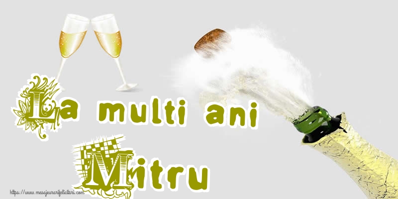 Felicitari de Sfantul Dumitru - La multi ani Mitruț! - mesajeurarifelicitari.com
