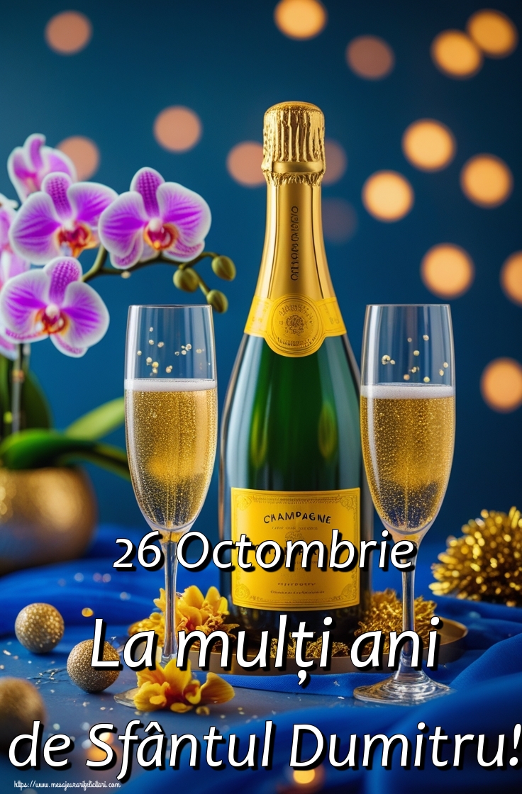 26 Octombrie La mulți ani de Sfântul Dumitru!
