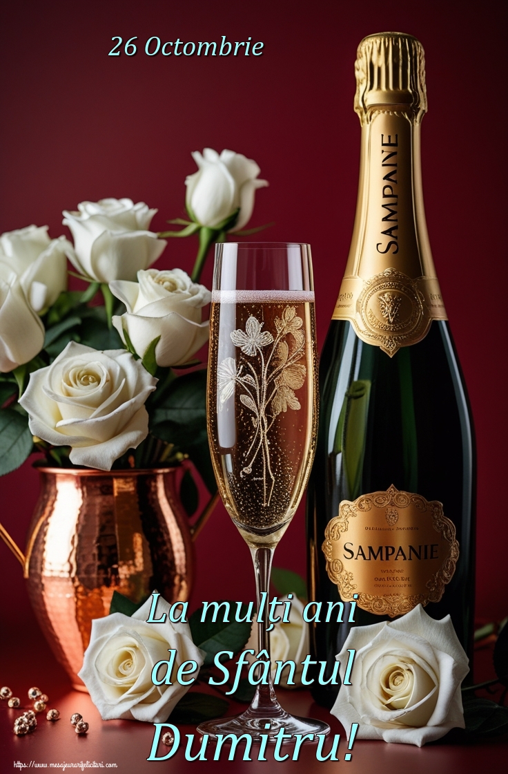 26 Octombrie La mulți ani de Sfântul Dumitru!