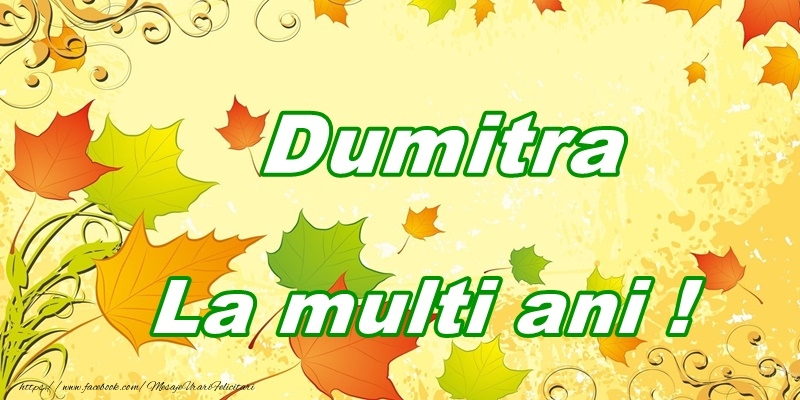 Felicitari de Sfantul Dumitru - Dumitra La multi ani! - mesajeurarifelicitari.com