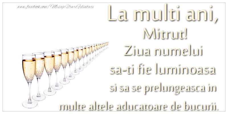 La multi ani, Mitrut
