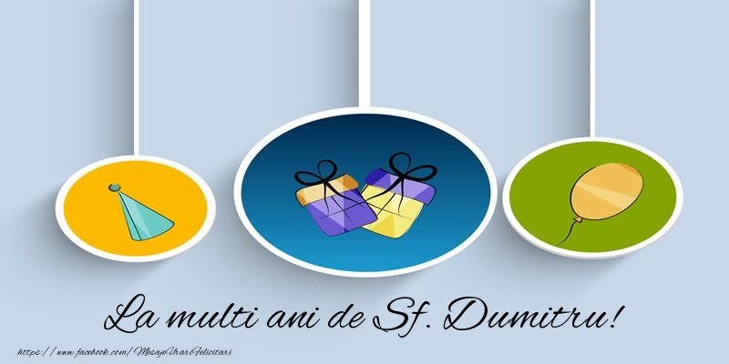 La multi ani de Sf. Dumitru!