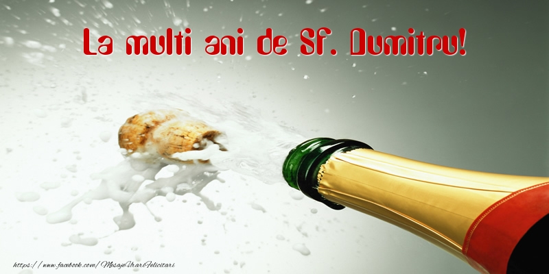 La multi ani de Sf. Dumitru!
