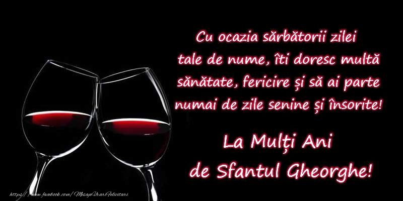 La multi ani de Sfantul Gheorghe!