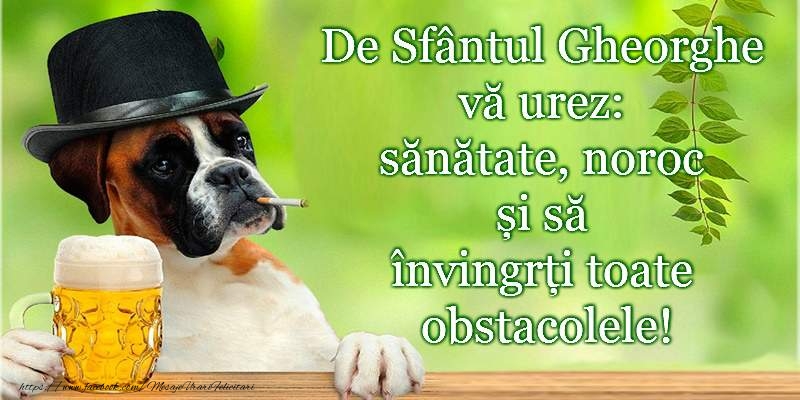 La multi ani de Sfantul Gheorghe!