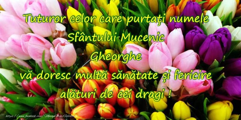 Felicitari de Sfantul Gheorghe - La multi ani de Sfantul Gheorghe! - mesajeurarifelicitari.com