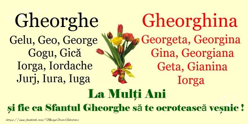 La multi ani de Sfantul Gheorghe!