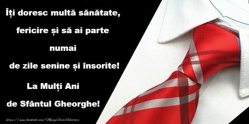 La multi ani de Sf. Gheorghe!