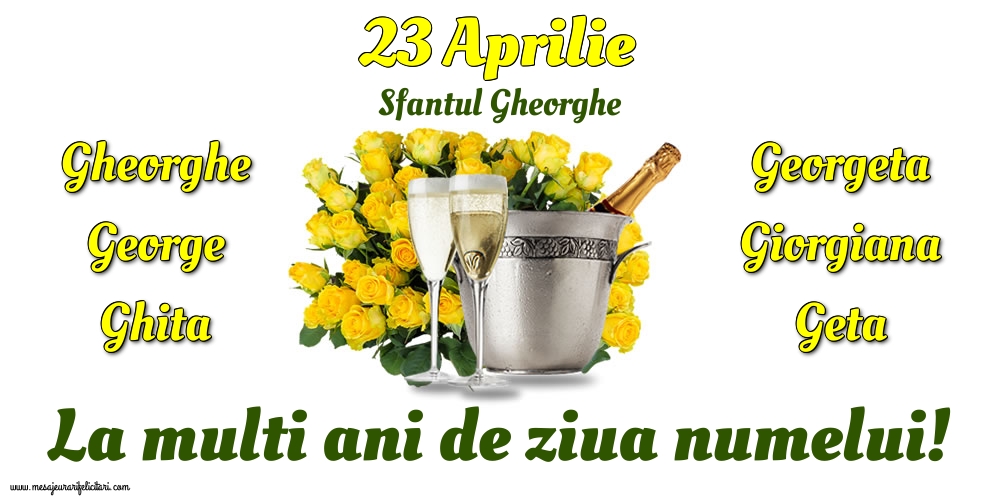 23 Aprilie - Sfantul Gheorghe