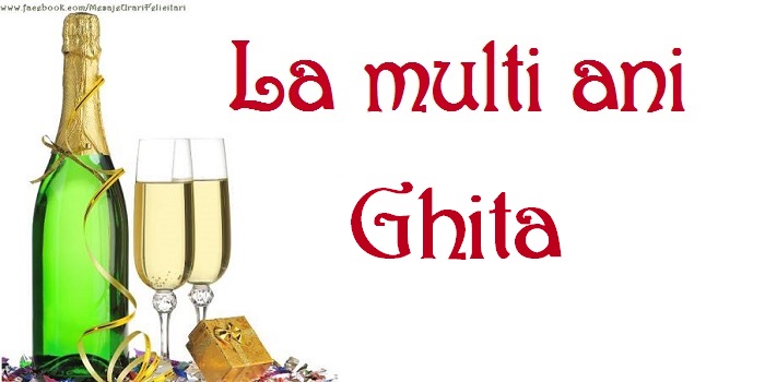 Felicitari de Sfantul Gheorghe - La multi ani, Ghita - mesajeurarifelicitari.com