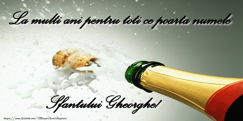 La multi ani pentru toti ce  poarta numele Sfantului Gheorghe!