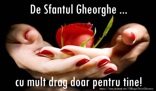 De Sfantul Gheorghe ... cu mult drag doar pentru tine!