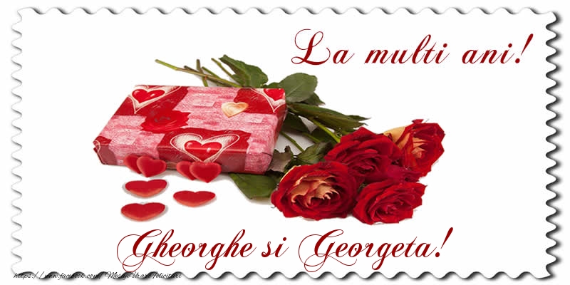 Felicitari de Sfantul Gheorghe - La multi ani! Gheorghe si Georgeta - mesajeurarifelicitari.com