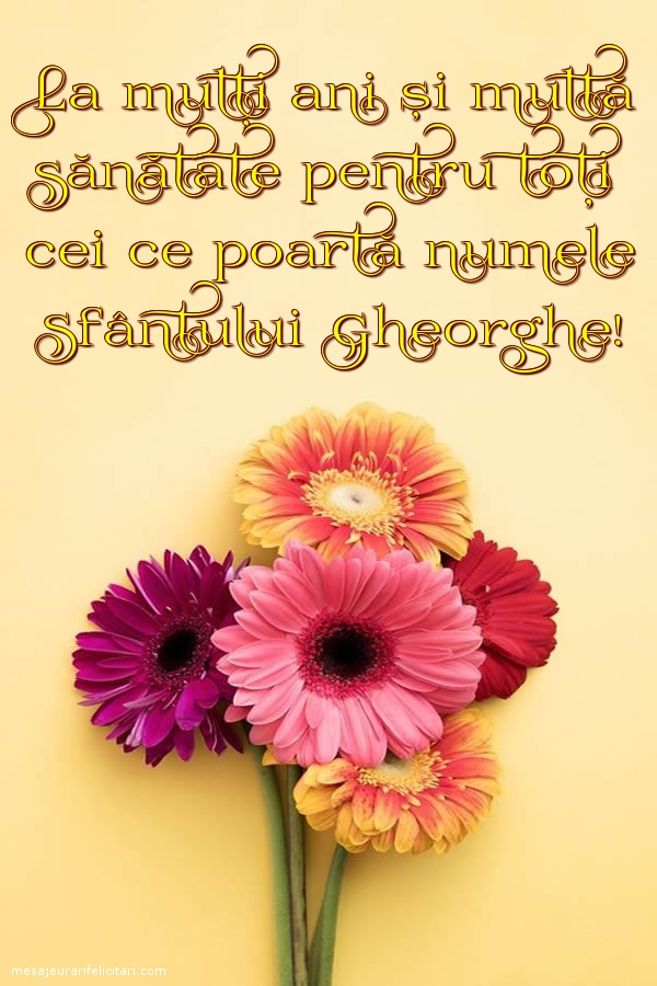 Felicitari de Sfantul Gheorghe - La mulți ani de Sf. Gheorghe! - mesajeurarifelicitari.com