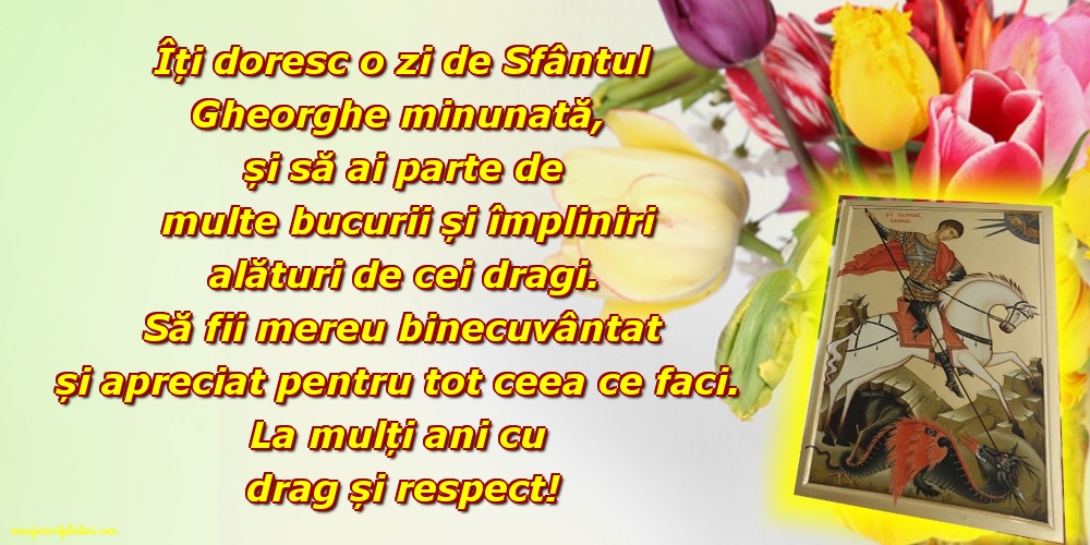 La mulți ani cu drag și respect