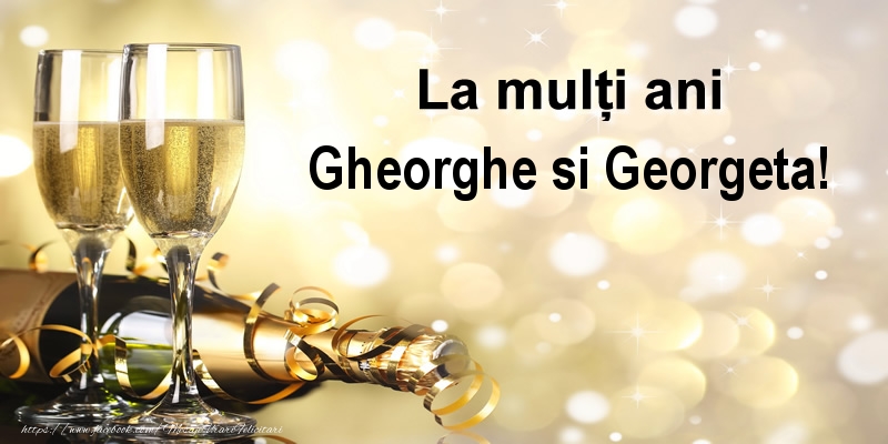 Felicitari de Sfantul Gheorghe - La multi ani Gheorghe si Georgeta! - mesajeurarifelicitari.com