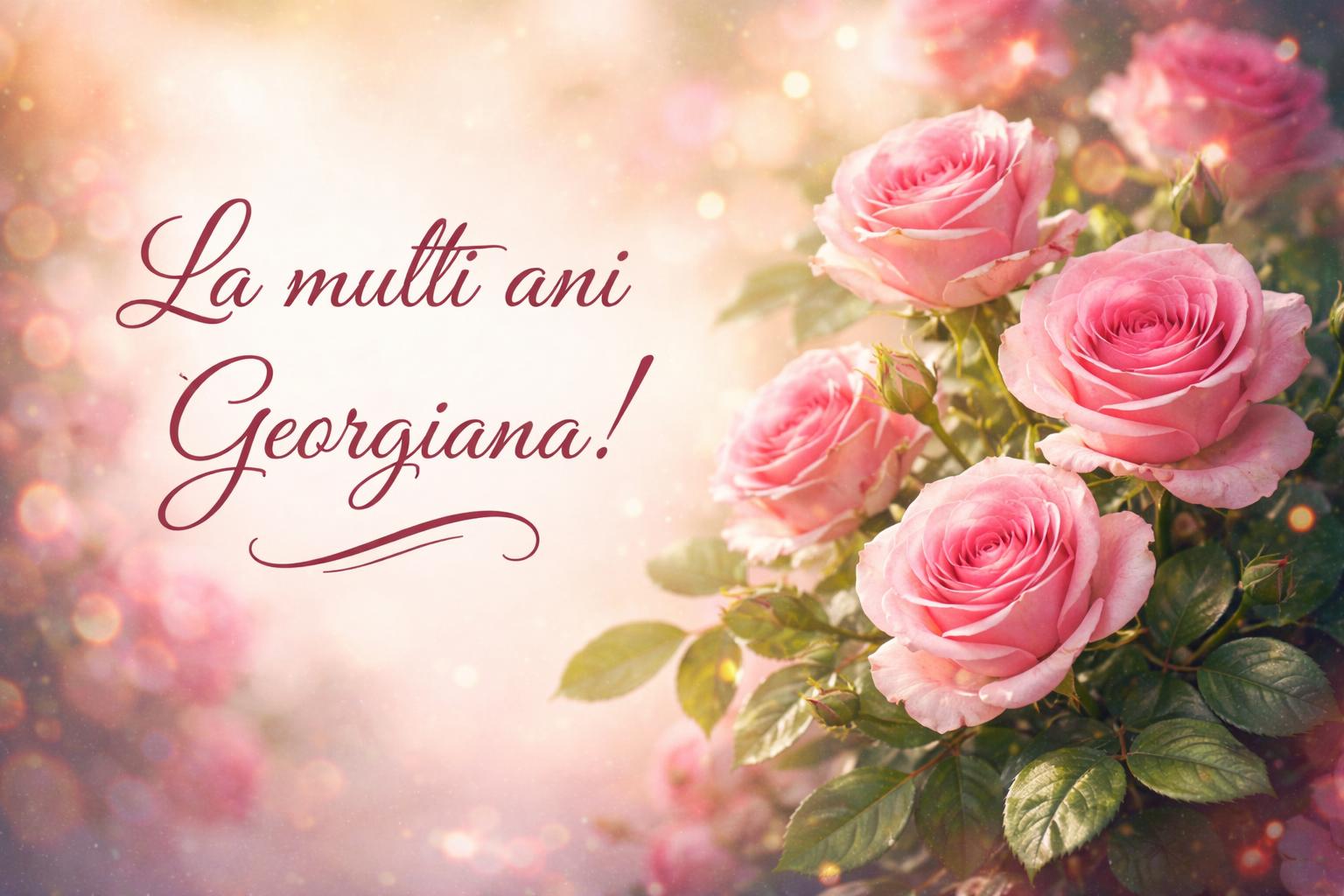 La multi ani, Georgiana