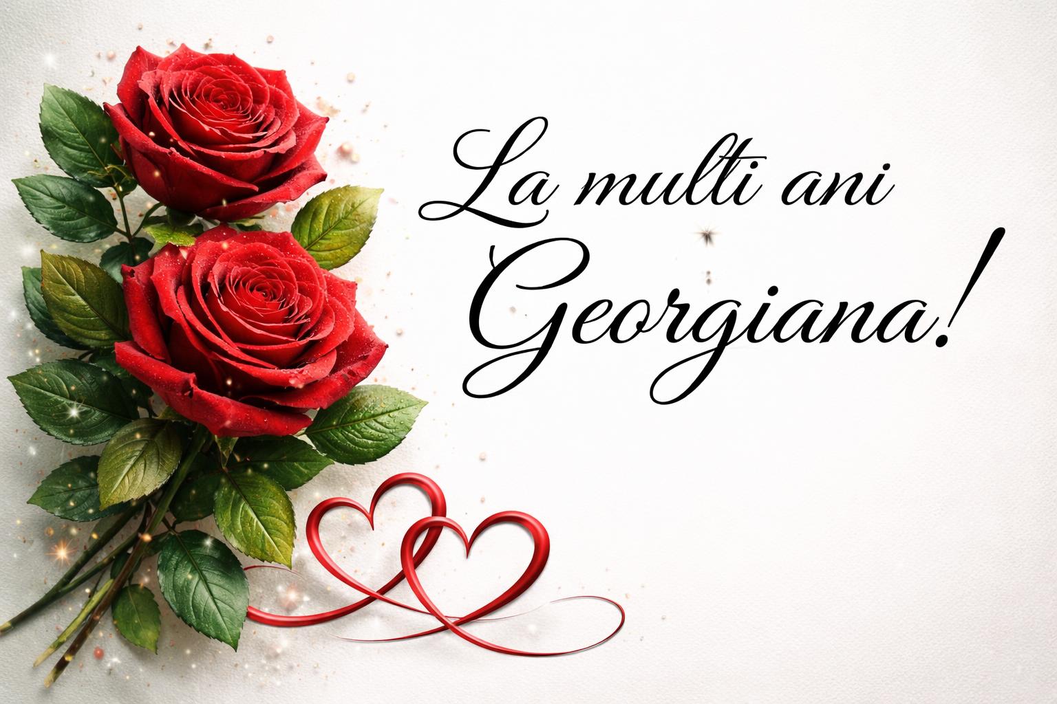 Sfantul Gheorghe La multi ani Georgiana!