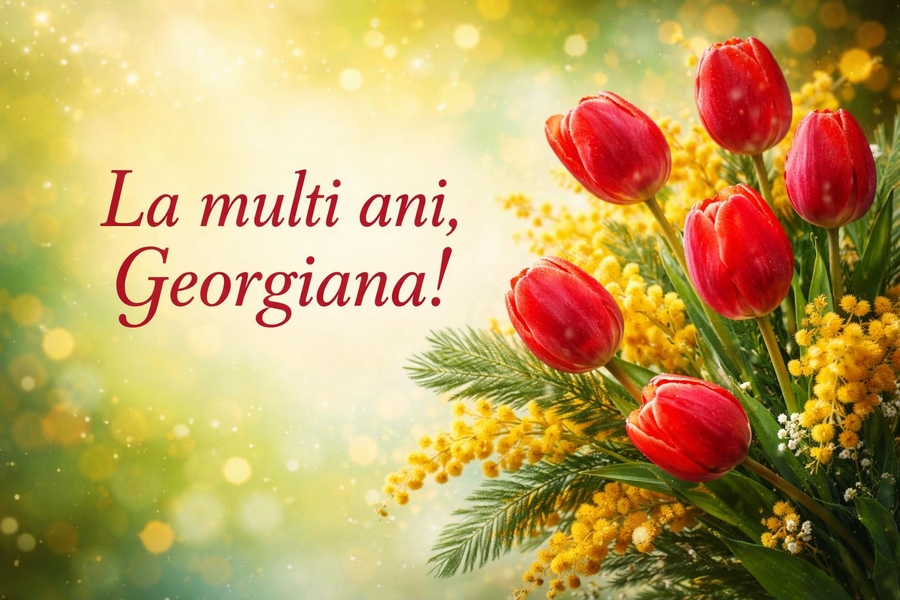 La mulți ani, Georgiana!
