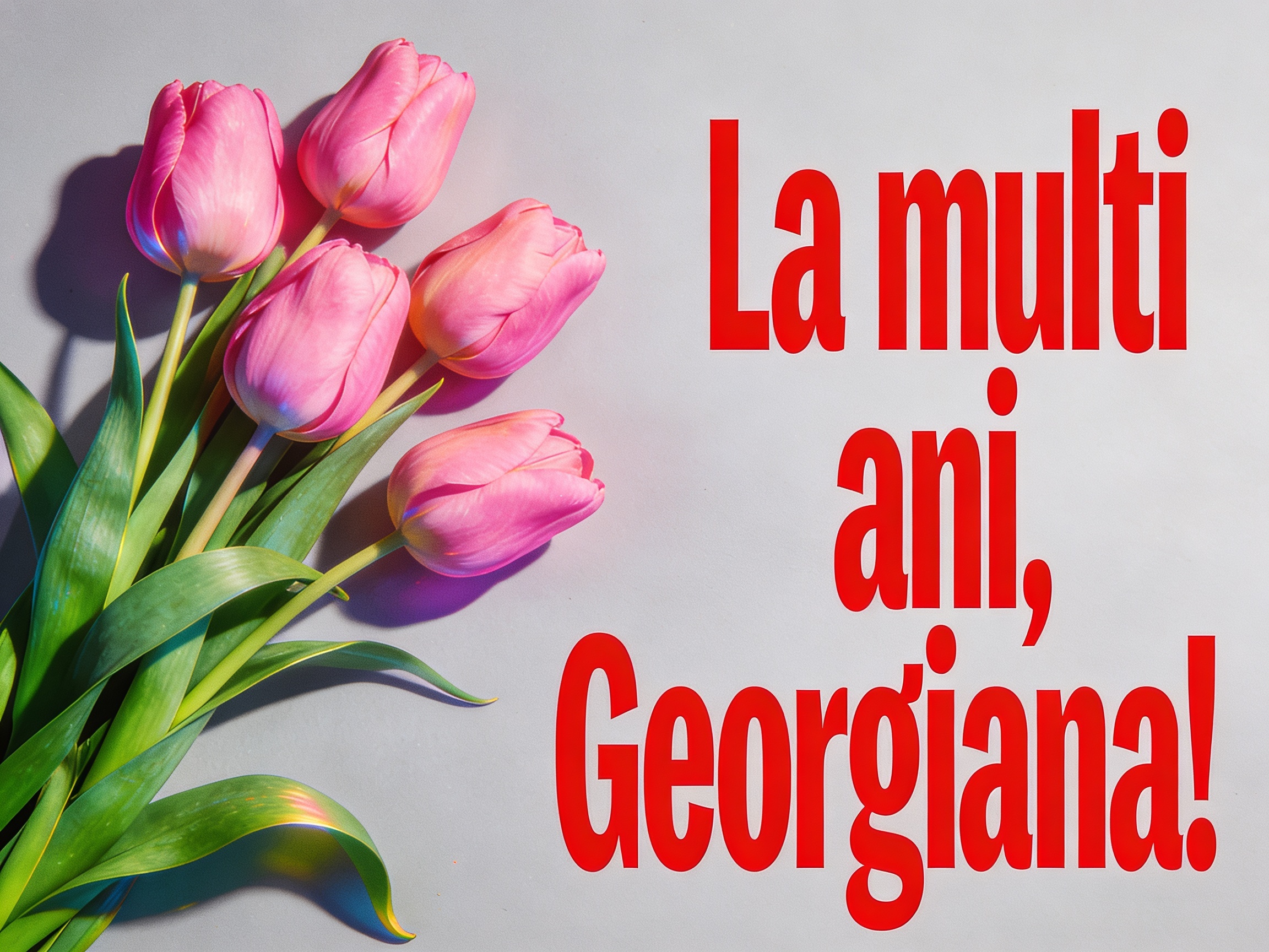 La multi ani, Georgiana!