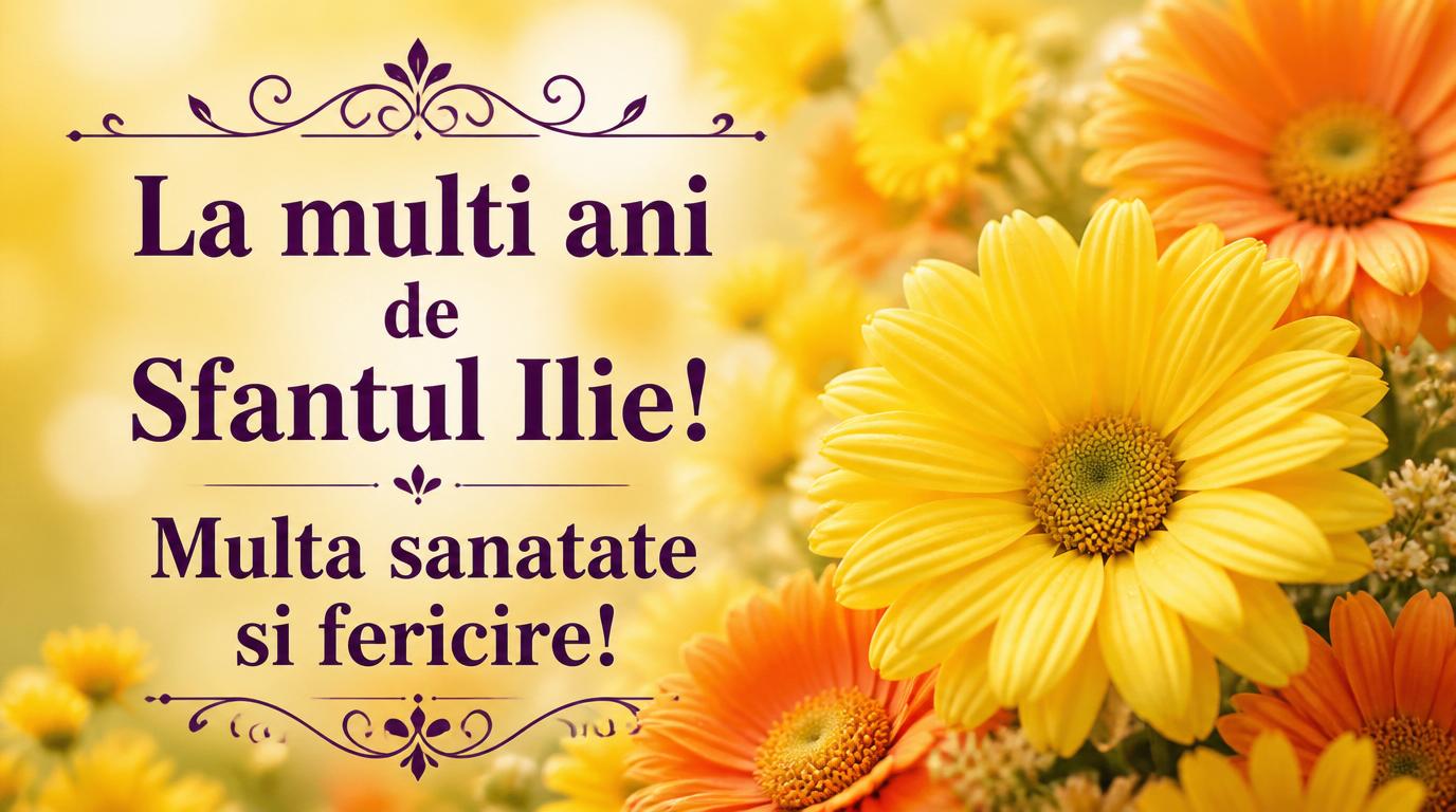 Felicitari de Sfantul Ilie - La multi ani de Sfantul Ilie! Multa sanatate si fericire! - mesajeurarifelicitari.com