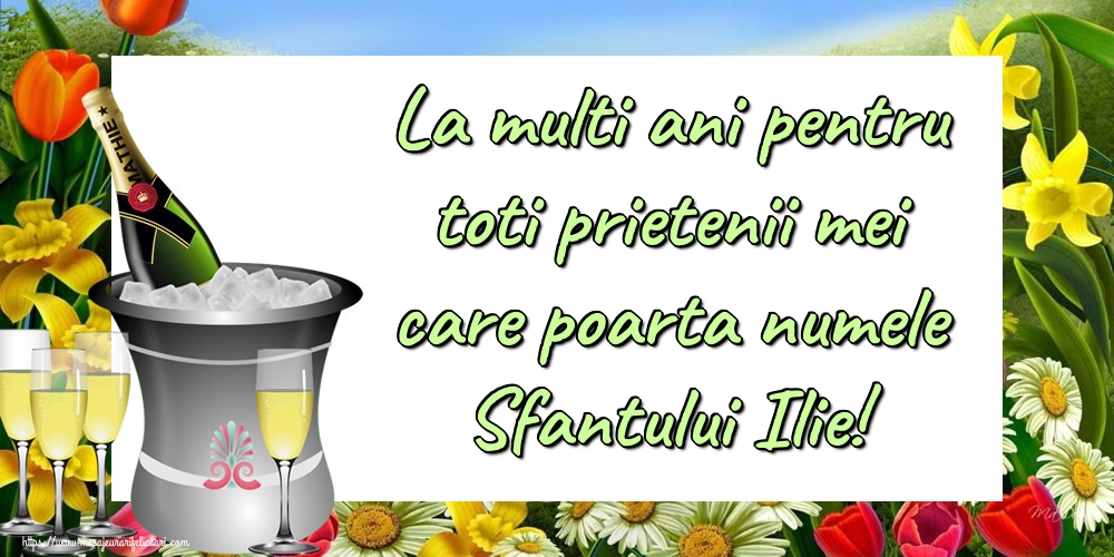 La multi ani pentru toti prietenii mei care poarta numele Sfantului Ilie!