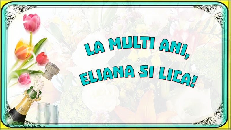 Felicitari de Sfantul Ilie - La multi ani, Eliana si Lica! - mesajeurarifelicitari.com
