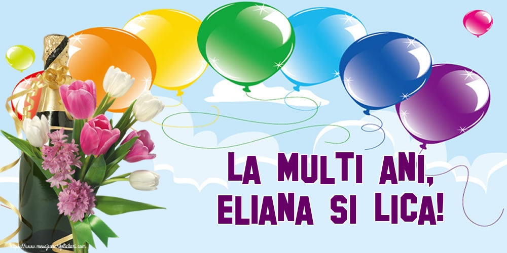 La multi ani, Eliana si Lica!