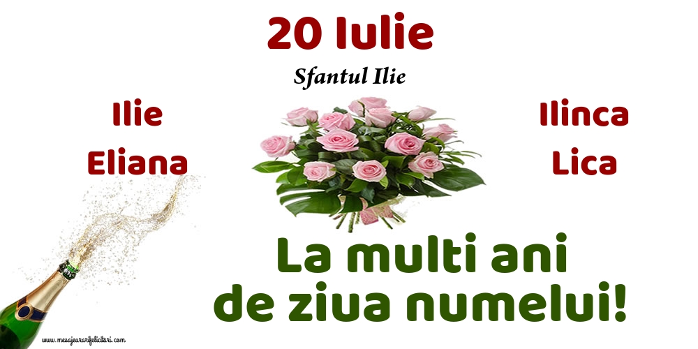 Felicitari de Sfantul Ilie - 20 Iulie - Sfantul Ilie - mesajeurarifelicitari.com