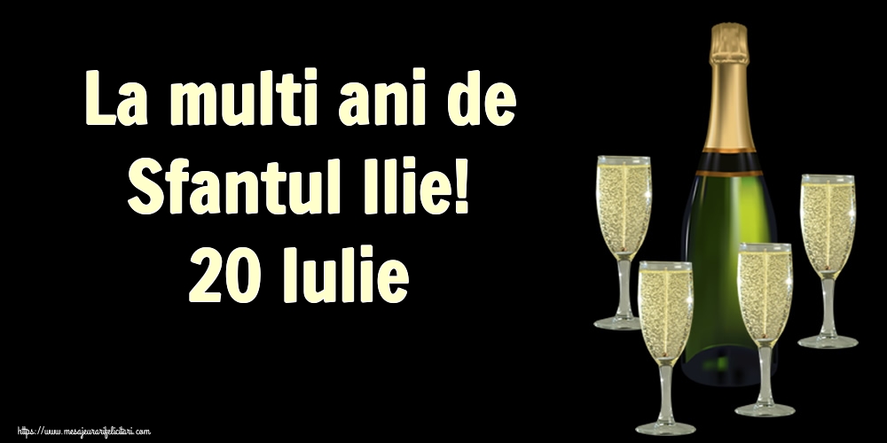 Felicitari de Sfantul Ilie - La multi ani de Sfantul Ilie! 20 Iulie - mesajeurarifelicitari.com