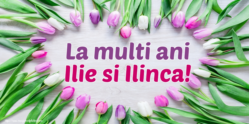 La multi ani Ilie si Ilinca!