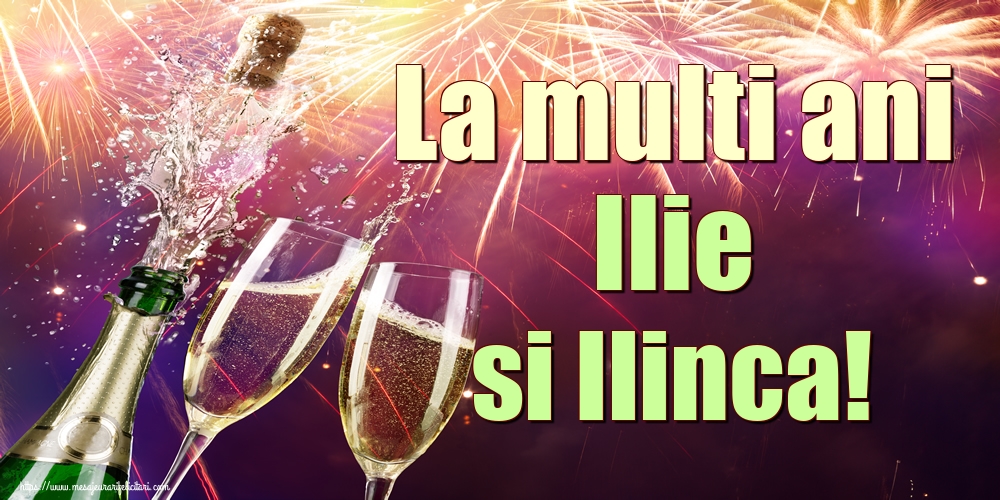 La multi ani Ilie si Ilinca!