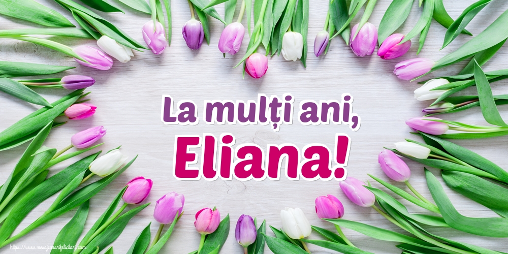 La mulți ani, Eliana!
