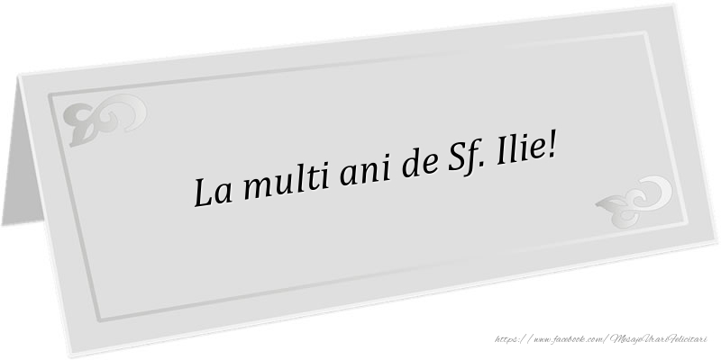 La multi ani de Sf. Ilie!