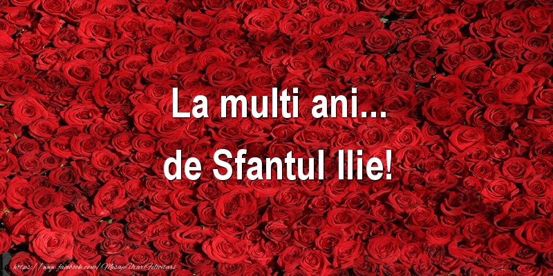 La multi ani... de Sfantul Ilie!