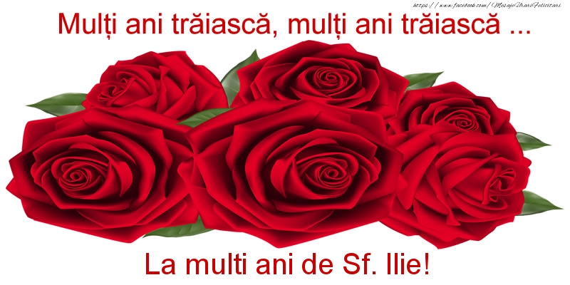 Multi ani traiasca, multi ani traiasca ... La multi ani de Sf. Ilie!