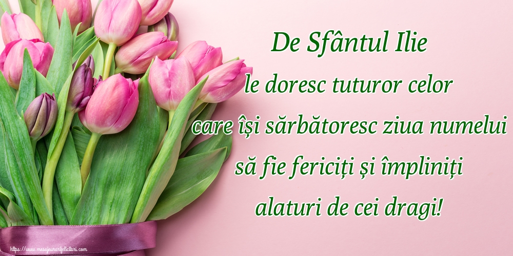 Felicitari de Sfantul Ilie - De Sfântul Ilie le doresc tuturor celor care își sărbătoresc ziua numelui să fie fericiți și împliniți alaturi de cei dragi! - mesajeurarifelicitari.com