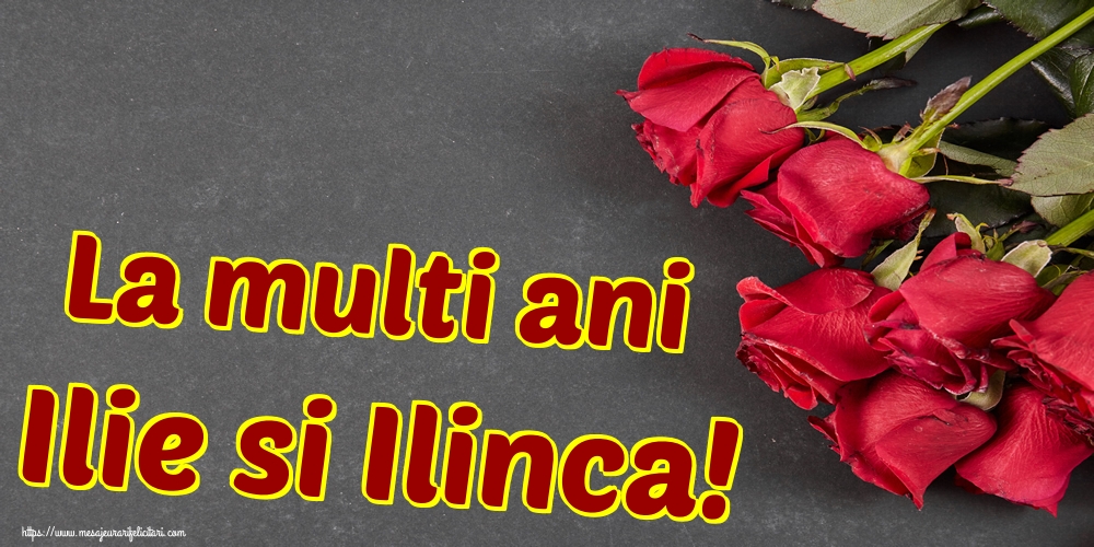 La multi ani Ilie si Ilinca!