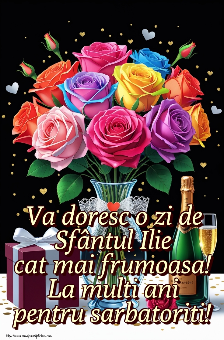 Felicitari de Sfantul Ilie - Va doresc o zi de Sfântul Ilie cat mai frumoasa! La multi ani pentru sarbatoriti! - mesajeurarifelicitari.com