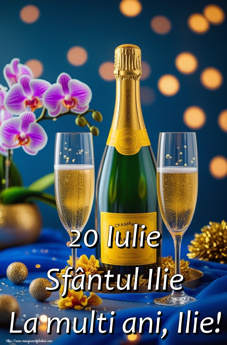 20 Iulie Sfântul Ilie La multi ani, Ilie!