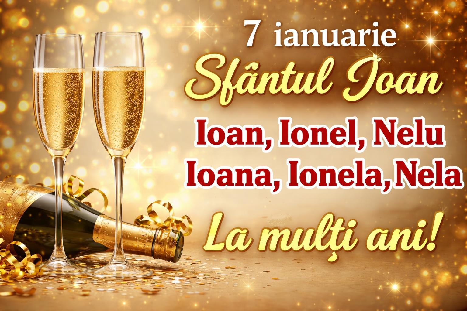 La multi ani Ioan si Ioana!