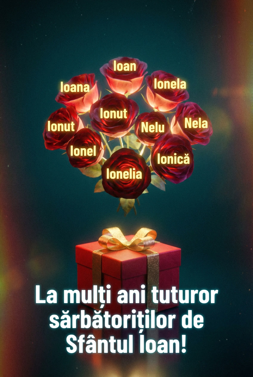 La multi ani de Sfantul Ioan