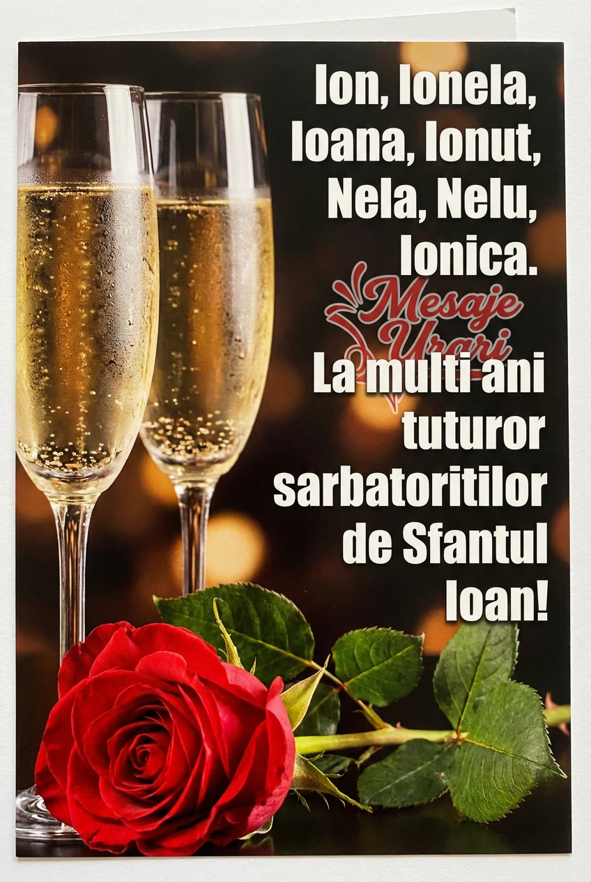 La multi ani Ioan si Ioana!