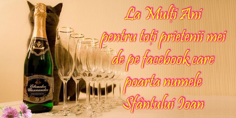 Felicitari de Sfantul Ioan - La multi ani de Sfantul Ioan! - mesajeurarifelicitari.com